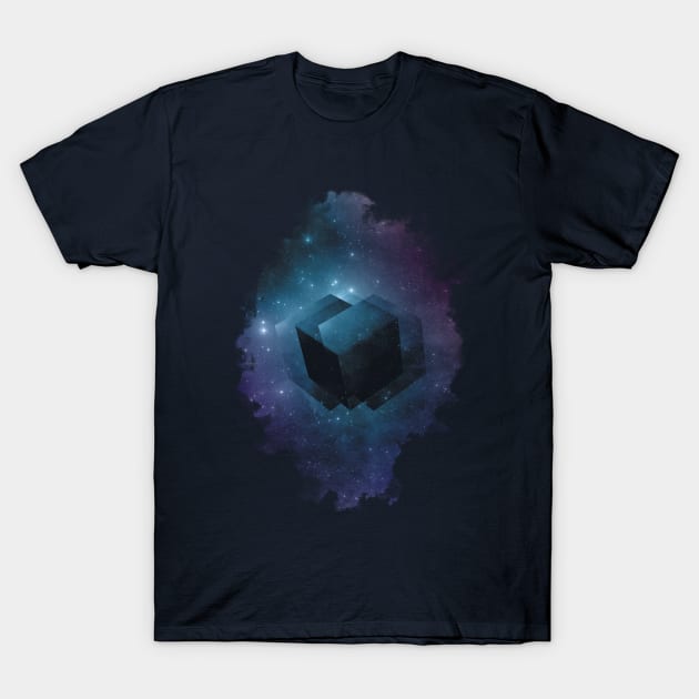 Space Cube T-Shirt by Sitchko